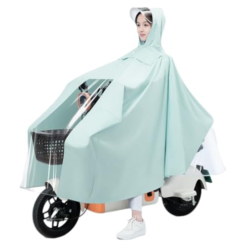Wcxixo Electric Scooter Rain Poncho, All Round Protection Bicycle Protective Coat, Full Body Rain Coat Windproof Unisex