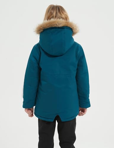 Flygo Boys Winter Coat Fleece Lined Kids Puffer Jacket Warm Quilted Hooded Parka Jackets4