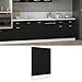 Panel do zmywarki czarny 45 x 3 x 67 cm płyty wiórowe - szafki kuchenne i schowki