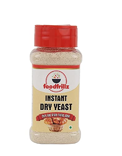 foodfrillz Instant Active Dry Yeast Powder, 100g | Baker's Yeast | Raising Agent