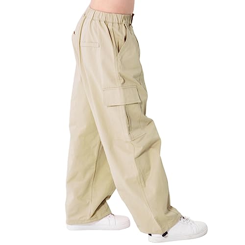 Pantalones cargo para niñas elásticos que evitan rozaduras 6