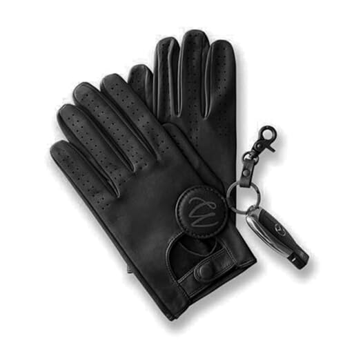 Guantes de conducir de piel de cordero para hombre, de la marca COLOURLINX, suaves, auténticos, sin forro, estilo retro, clásico, para moto, bicicleta, deportes, elegantes, en piel auténtica, para