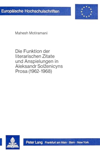 Die Funktion Der Literarischen Zitate Und
