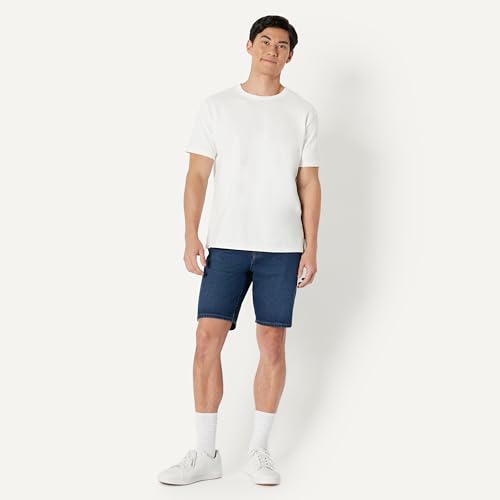 Image of Amazon Essentials Men's Heavyweight Stretch Straight-Fit Jean Shorts