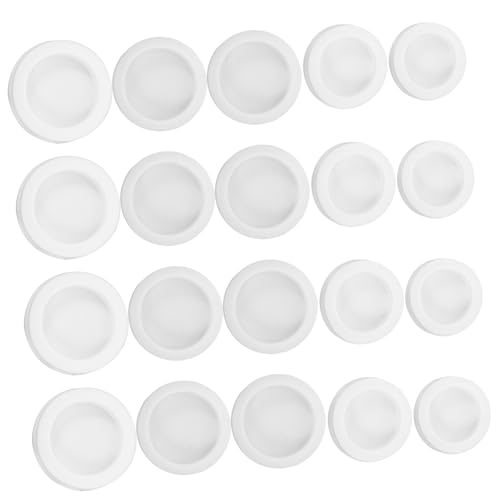 Bouchons silicone rond pour tirelires x50, fermetures étanches boîtes à monnaie
