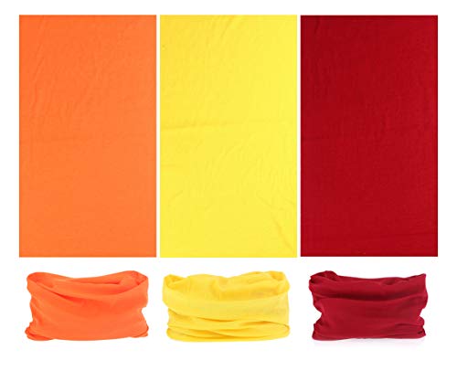 Image of 6PCS Outdoor Magic Headband Elastic Seamless Bandana Scarf UV Resistence Sport Headwear