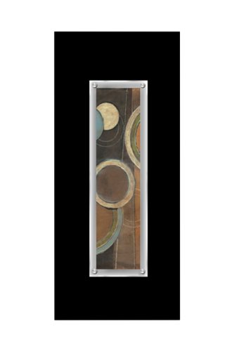 Art mural disque abstrait encadré grand format pour bureau