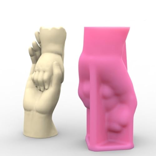 Moule en silicone pour pot de fleurs mains de décoration