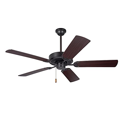 Crazy Deals kathy ireland HOME Builder Ceiling Fan, 52 Inch  Light Kit Adaptable, Oil Rubbed Bronze Finish