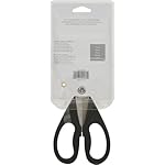 KitchenAid All Purpose Kitchen Shears with Protective Sheath Durable Stainless Steel Scissors, Dishwasher Safe, Soft Grip Comfort Handle, 8.72 Inch, Black - Image 3