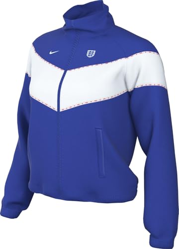 Veste de football femme Angleterre Nike Windrunner en tissu tissé premium