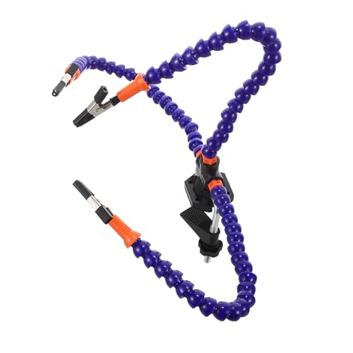 SEWACC Professional Soldering Third Hand Tool Flexible Arms Universal Clamp for Repair