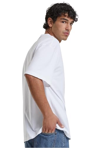 Urban Classics Men's Tall Tee Oversized Short Sleeves T-Shirt with Dropped Shoulders, 100% Jersey Cotton