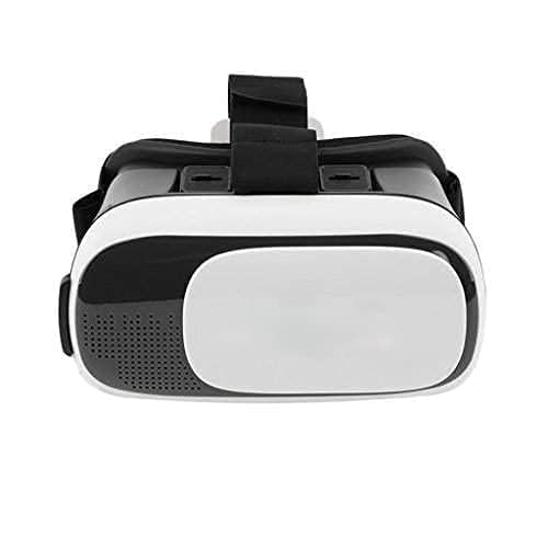 Moon Gadget Virtual Reality Headset Glasses Anti-Radiation Adjustable Screen Headband Virtual Reality Box Compatible with Any Phone 2K Anti-Blue Lenses Adjustable Black/White