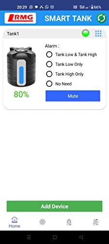 Image of IoT Wi-Fi Smart Water Level Indicator for Tanks | Mobile App Control, 5-Level Display, Buzzer Alerts