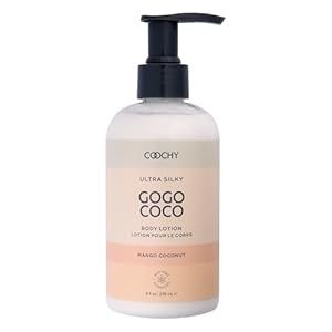 Coochy Ultra Silky Body Lotion | Post Shaving Cream | Skin Care After Shave Moisturizer | Prevents Bumps, Ingrowns, Razor Burn | Mango Coconut, 8 oz