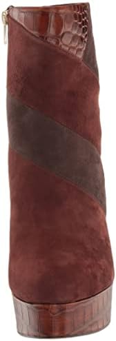 Vince Camuto Women's Footwear Women's Gilisama Platform Bootie Ankle Boot, Dark Mahogany, 10 | Image 1