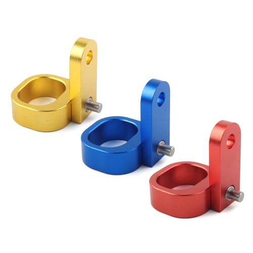 MEXWLOP 1 collier de serrage en aluminium for conduite frein arrière moto, for Suzuki, DRZ400SM 2005-2022 et RMX450Z 2010-2011 rouge/bleu/or Attache de tube de frein de vélo(Rot)