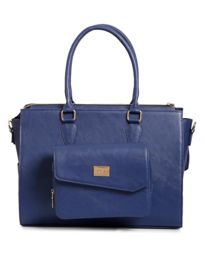 RASHKI-LEYA-Women-work-tote-bag-Detachable-Hand-Clutch-and-Shoulder-Strap-156-Laptop-Compartment