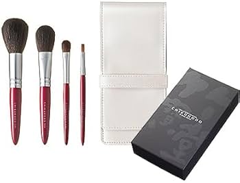 Amazon.co.jp: 熊野筆 竹宝堂 正規品 レギュラーシリーズ 赤軸4点