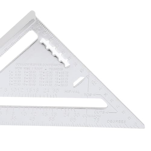 Regla Triángulo Carpintero de Aleación de Aluminio miniatura 3