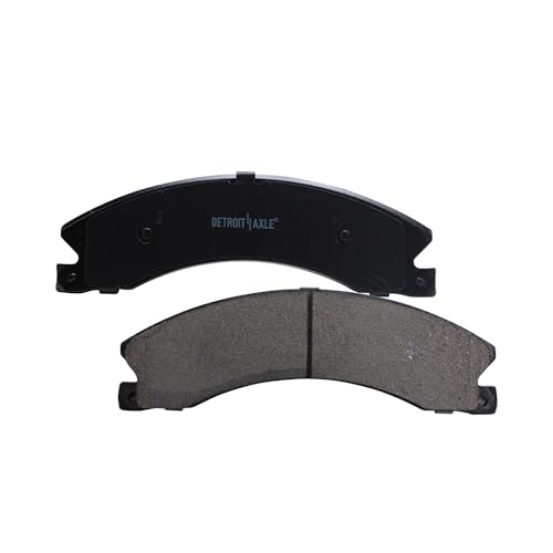 Image of Detroit Axle - 2 Front or Rear Brake Pads for 11-19 Silverado 2500HD 3500HD
