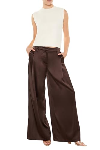 Forever 21 Women's Satin Trouser Pants