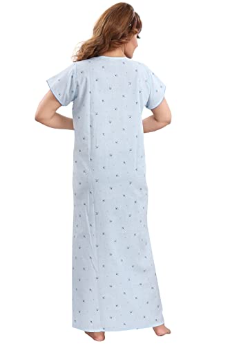 Image of Soulemo Women's Polycotton Printed Maxi Nighty