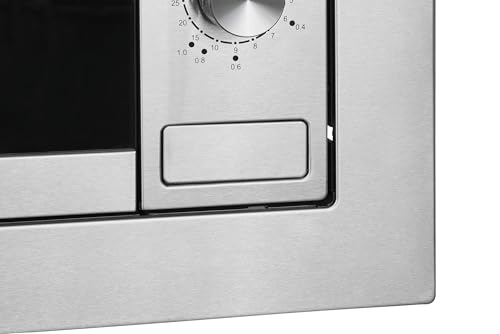 Miniatura 11 de Exquisit Microondas Encastrable 20l, 800w, Acabado En Inox, Interior Inoxidable, 5 Niveles De Potencia, Función Descongelación, Plato Giratorio De 25,5 Cm, Medidas 38,4 X 59,5 X 36,6 Cm