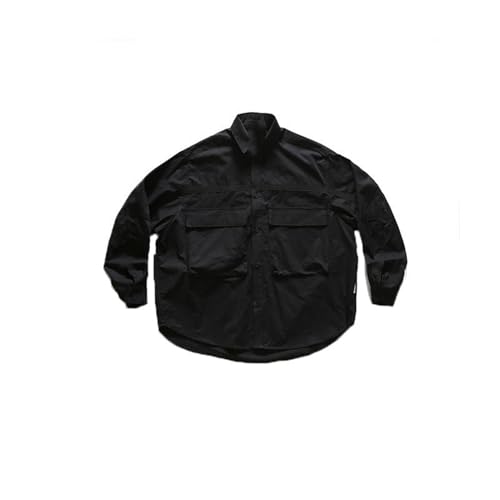 Chemise décontractée respirante et ample avec col montant pour un confort masculin optimal