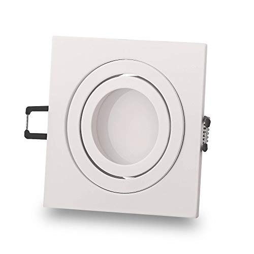 Spots encastrés plats carrés pour gagner de l'espace sous faux plafond mince
