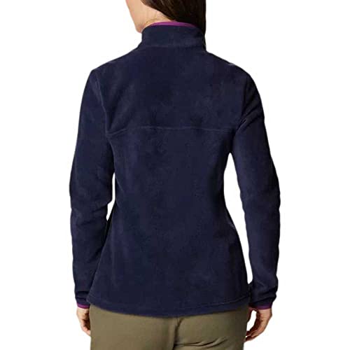 Image of Columbia Womens Benton Springs Half Snap II Pull Over Fleece Jacket, Dark Stone /Canoe /Vintage Blue, 3X