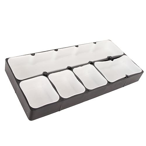 KYsongyiX Boîte de rangement pour pièces de montre, organisateur portable à 5 compartiments avec doublure en caoutchouc souple, conteneur étanche et résistant aux chocs pour les outils et ac – vue 8