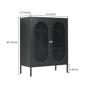 Metal Accent Cabinet,Sideboard Buffet Cabinet for Living Room,Bed Room,Home,Hotel,Office,Garage,School,Kitchen,3-Tier Locker Storage Cabinet,2 Removable Shelves. (Mesh Door, Black) Metal Accent CabinetSideboard Buffet Cabinet for Living RoomBed RoomHomeHotelOfficeGarageSchoolKitchen3 Tier Locker Storage Cabinet2 Removable Shelves Mesh Door Black