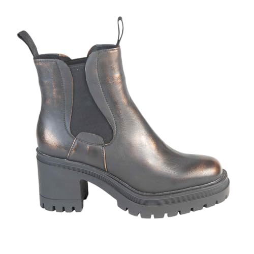 CHATTAWAK 18juarezbronze40, Botas Cortas al Tobillo Mujer, marrón, 40 EU