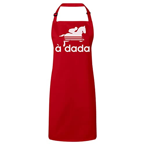Tablier cuisine équitation drôle pour cuisiner proprement et avec humour
