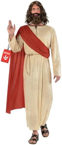 Morph Volledige Jezus Kostuum Volwassen Jezus Pruik En Baard Jezus Christus Kostuum Jezus Fancy Dress Jezus Kostuum Mens Jezus Kostuum Groot 1048810095