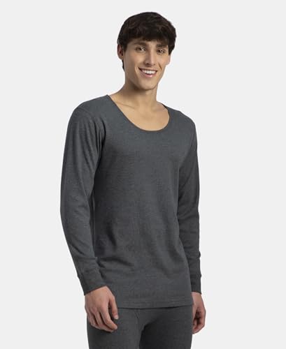 Image of Jockey 2401 Men's Super Combed Cotton Rich Full Sleeve Thermal Undershirt with Stay Warm Technology