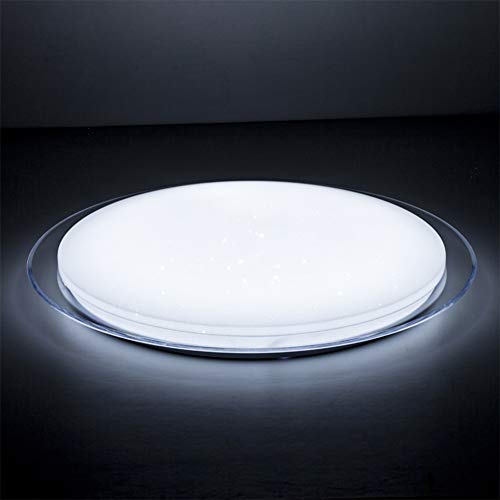 OOWOLF Plafoniera LED Soggiorno Dimmerabile 25W, Plafoniera LED Soffitto Luce Colorata RGB con Telecomando, Plafoniera Cambia Colore, Lampada a Soffitto per Soggiorno, Camera da Letto