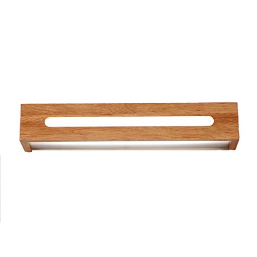 Applique murale LED bois japonais anti-éblouissement pour chambre et miroir