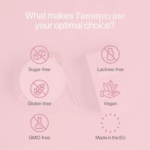 Caffeine Boost Drink, with Green Coffee Extract, Chicory Root with Inulin, and Guarana, Cappuccino Flavor, 30 sachets of Tummyccino by Tummy Tox