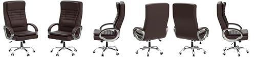 Image of High Back Reclining Desk Chair | Manager Study Desk Chair Special Office Chair
