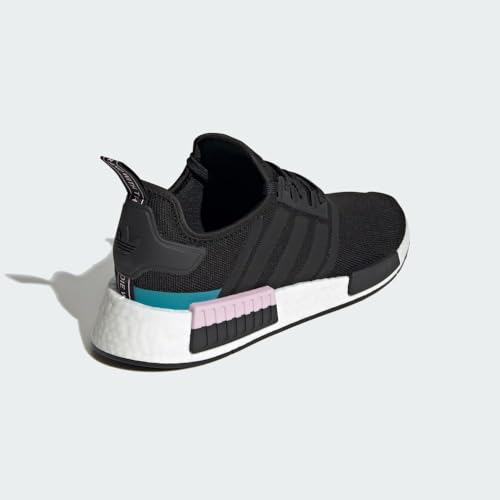 Image of adidas NMD R1 Shoes Men Casual Running Shoes IG3077 (Black /Black /White), Size 6