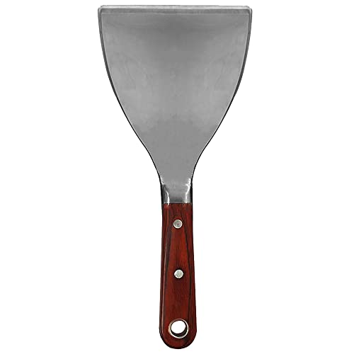 Dekton 4" Stiff Scrapper – High-Quality Stainless Steel Blade, Hollow Ground for Precision, Hardwood Handle, Full Tang Design, Ideal for Filling Cracks, Scraping Wallpaper, and Repairing Holes