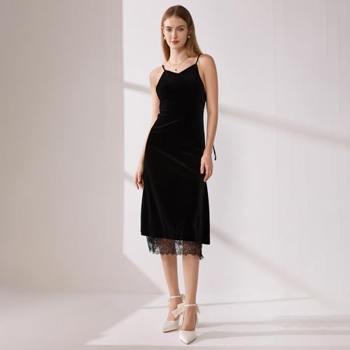 RIBONGZ Heels for Womens Bow Heels with Strappy Wedding Satin Shoes for Bride Closed Pointed Toe Stiletto Slingback Pumps Sexy Ankle Strap Prom Dressy Party Bridesmaid Shoes4