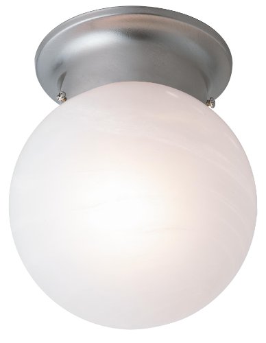 Trans Globe Lighting Tg3606 Bn Traditional One Flushmount Outdoor-Post-Lights, Pewter, Nickel, Silver #TOP30