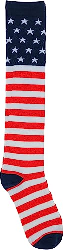 Image of ToBeInStyle Women's Colorful Patterned Design Knee High Socks
