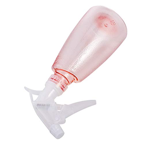 Veemoon Botella Pulverizadora de Plástico Rosa 500 Ml, Rociador de Agua Gatillo, Diseño Desmontable, Antideslizante, Multiusos para Limpieza Doméstica, Jardinería y Repostería
