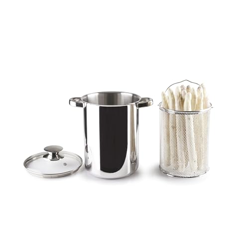 Marmite à asperges induction inox cuiseur vapeur vertical 16 cm IBILI