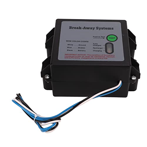 Break Away System with LED Battery Meter, For Trailer Towing Electric Breakaway Switch Battery